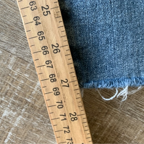 ▶️ AG Adriano goldshmied Women’s blue jeans 26R straight skinny stretch 27x27 - Picture 9 of 14